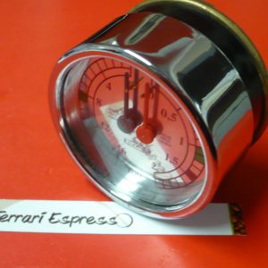Pressure Gauge / Manometer dual  pressure in chrome Elektra