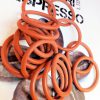 GAGGIA, SAECO & KRUPS ORM GASKET 0320-40 SILICONE + SILICONE OIL ( 2 qty o rings )