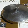 Bean hopper lid Hand polished Aluminium  Isomac 000476