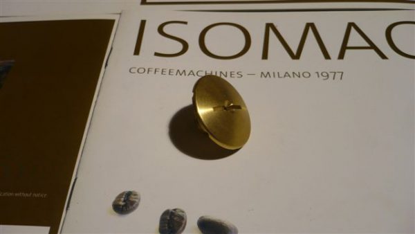 e-61  Spayer- polished brass- for  Group  Isomac